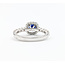 Ring .84ctw Diamonds 1.10ct Sapphire 14kw Sz7 123040043