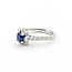 Ring .84ctw Diamonds 1.10ct Sapphire 14kw Sz7 123040043