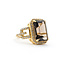 Ring .63ctw Round Diamonds 6.66ct Smokey Quartz 14ky Sz6.5 223030025