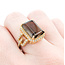 Ring .63ctw Round Diamonds 6.66ct Smokey Quartz 14ky Sz6.5 223030025
