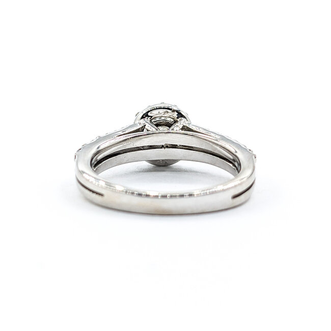 Ring .25ct Round Diamond .21ctw Diamonds 14kw Sz4.5 223110069