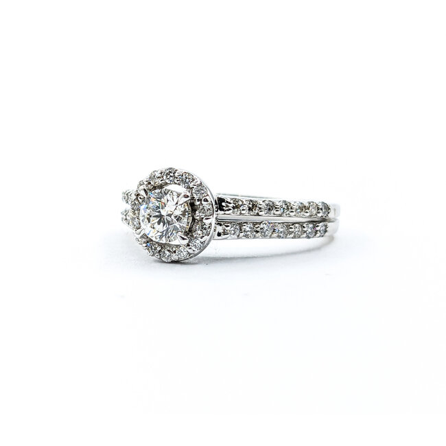 Ring .25ct Round Diamond .21ctw Diamonds 14kw Sz4.5 223110069