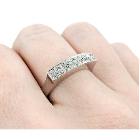 Ring .20ctw Diamonds 14kw Sz6.75 123120120