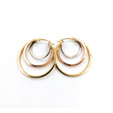  Earrings Triple Hoops 14ktri 26mm 223120089