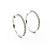 Earrings Hoops 1.0ctw Round Diamonds 10kw 24x2.5mm 223070140