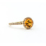 Ring Effy .33ctw Round Diamonds 1.20ct Citrine 14ky Sz7 224010039