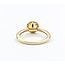 Ring Effy .33ctw Round Diamonds 1.20ct Citrine 14ky Sz7 224010039
