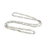 Necklace Figaro Link 4.6mm Sterling 20'' 123120146