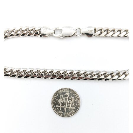 Bracelet Cuban Link 6.10mm Sterling 9" 123120133