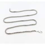  Necklace Box Link 3.4mm Sterling 22'' 123120135