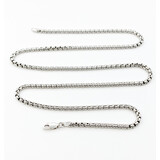  Necklace Box Link 2.6mm Sterling 21'' 123120138