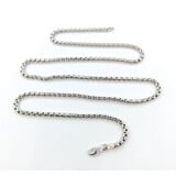  Necklace Box Link 2.7mm Sterling 22'' 123120137