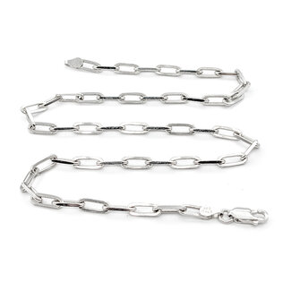 Necklace Paperclip Link 3.6mm Sterling 16'' 123120156