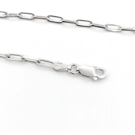 Necklace Paperclip Link 2.6mm Sterling 16'' 123120149