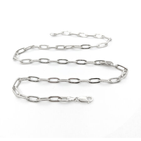 Necklace Paperclip Link 4.5mm Sterling 22'' 123120150