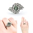 Ring .90ctw Diamonds .42ct Alexandrite 14kw Sz7 122080157