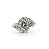  Ring .90ctw Diamonds .42ct Alexandrite 14kw Sz7 122080157