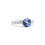 Ring Ritani .50ctw Round Diamonds 7mm Sapphire Platinum Sz5 221110029