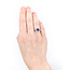Ring Ritani .50ctw Round Diamonds 7mm Sapphire Platinum Sz5 221110029