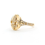  Ring Fleur-De-Lis .40ctw Diamonds 14ky Sz7 123060122