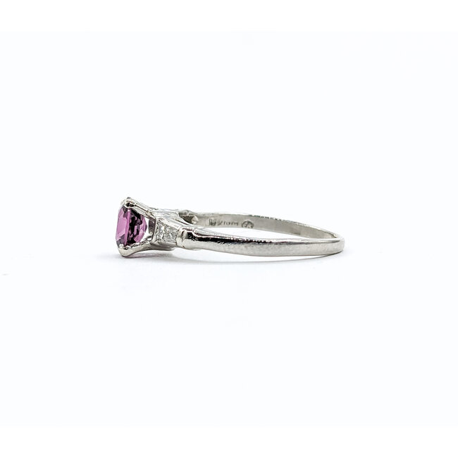Ring .45ctw Diamonds 1.05ct Violet Spinel 14ky Sz6.5 123110005