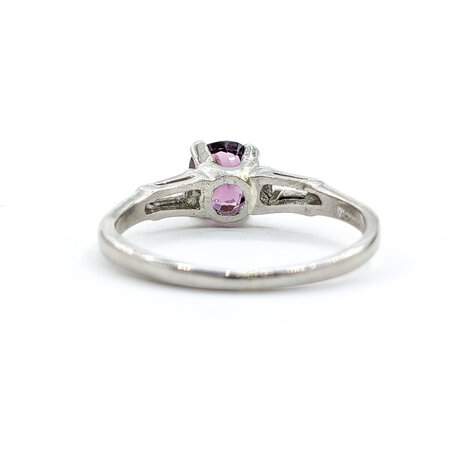Ring .45ctw Diamonds 1.05ct Violet Spinel 14ky Sz6.5 123110005
