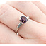Ring .45ctw Diamonds 1.05ct Violet Spinel 14ky Sz6.5 123110005