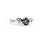 Ring .33ctw Diamonds .86ct Grey Spinel 14kw Sz7.5 123110024