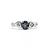 Ring .33ctw Diamonds .86ct Grey Spinel 14kw Sz7.5 123110024