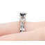 Ring .33ctw Diamonds .86ct Grey Spinel 14kw Sz7.5 123110024