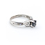 Ring .33ctw Diamonds .86ct Grey Spinel 14kw Sz7.5 123110024