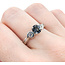 Ring .33ctw Diamonds .86ct Grey Spinel 14kw Sz7.5 123110024