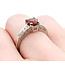 Ring Tacori .25ctw Diamonds 1.16ct Garnet 950pt Sz6.5 123040060