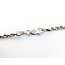 Necklace Rope Link 14kw 20" 2.1mm 9.24g 124012502