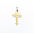 Pendant Ornate Cross .9x.5" 14ky 124011505