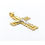Pendant Ornate Crucifix 2x1.12" 10ky 124011500