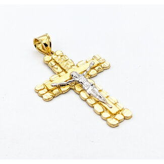 Pendant Ornate Crucifix 2x1.12" 10ky 124011500