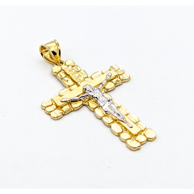 Pendant Ornate Crucifix 2x1.12" 10ky 124011500