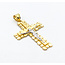 Pendant Ornate Crucifix 2x1.12" 10ky 124011500
