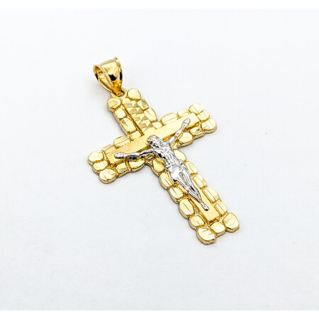 Pendant Ornate Crucifix 2x1.12" 10ky 124011500