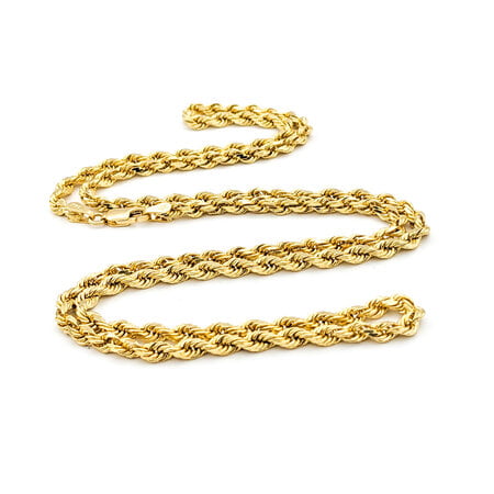 Necklace Rope Link 14ky 24" 3.1mm 24.1g 124012519