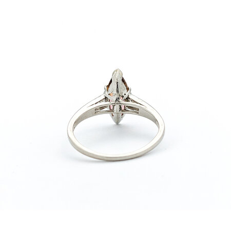 Ring .15ctw Diamonds 1.52ct Bi-Tourmaline 950pt Sz6 123110003