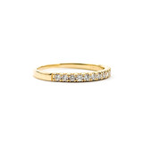  Ring Stackable .25ctw Round Diamonds 14ky sz7.25 124010470
