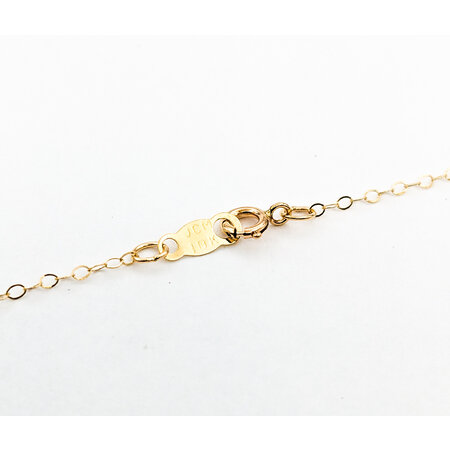 Necklace Chain Link 10ky 19" 0.4mm 0.4g 124012520