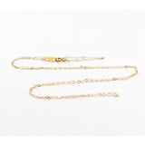  Necklace Chain Link 10ky 19" 0.4mm 0.4g 124012520