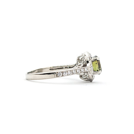 Ring  .50ctw Diamond 1.23ct GIA: 2235009437 Alexandrite Platinum Sz7 121050293