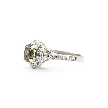 Ring  .50ctw Diamond 1.23ct GIA: 2235009437 Alexandrite Platinum Sz7 121050293
