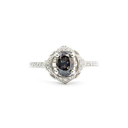 Ring  .50ctw Diamond 1.23ct GIA: 2235009437 Alexandrite Platinum Sz7 121050293
