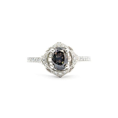 Ring  .50ctw Diamond 1.23ct GIA Alexandrite Platinum Sz7 121050293