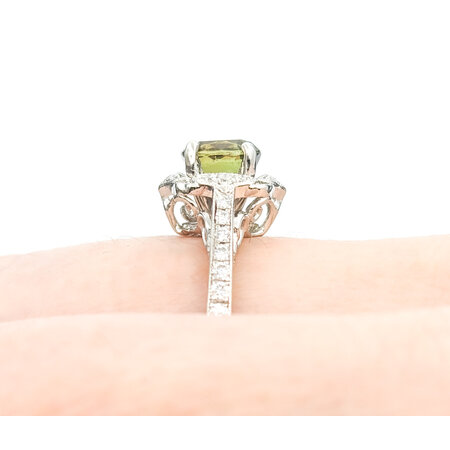 Ring  .50ctw Diamond 1.23ct GIA: 2235009437 Alexandrite Platinum Sz7 121050293